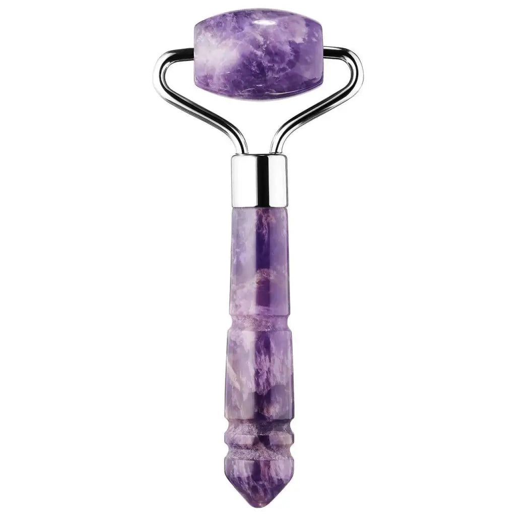 Amethyst Mini De-Puffing Facial Roller-Skincare Tool-MOUNT LAI-The-Skincare-district