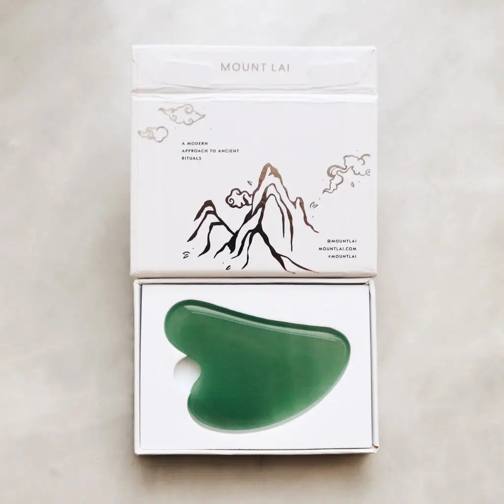 Jade Gua Sha Facial Lifting Tool-Skincare Tool-MOUNT LAI-The-Skincare-district