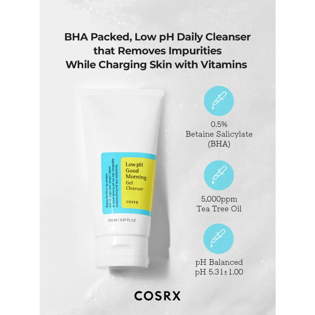 Low pH Good Morning Gel Cleanser-Cleanser-COSRX-The-Skincare-district