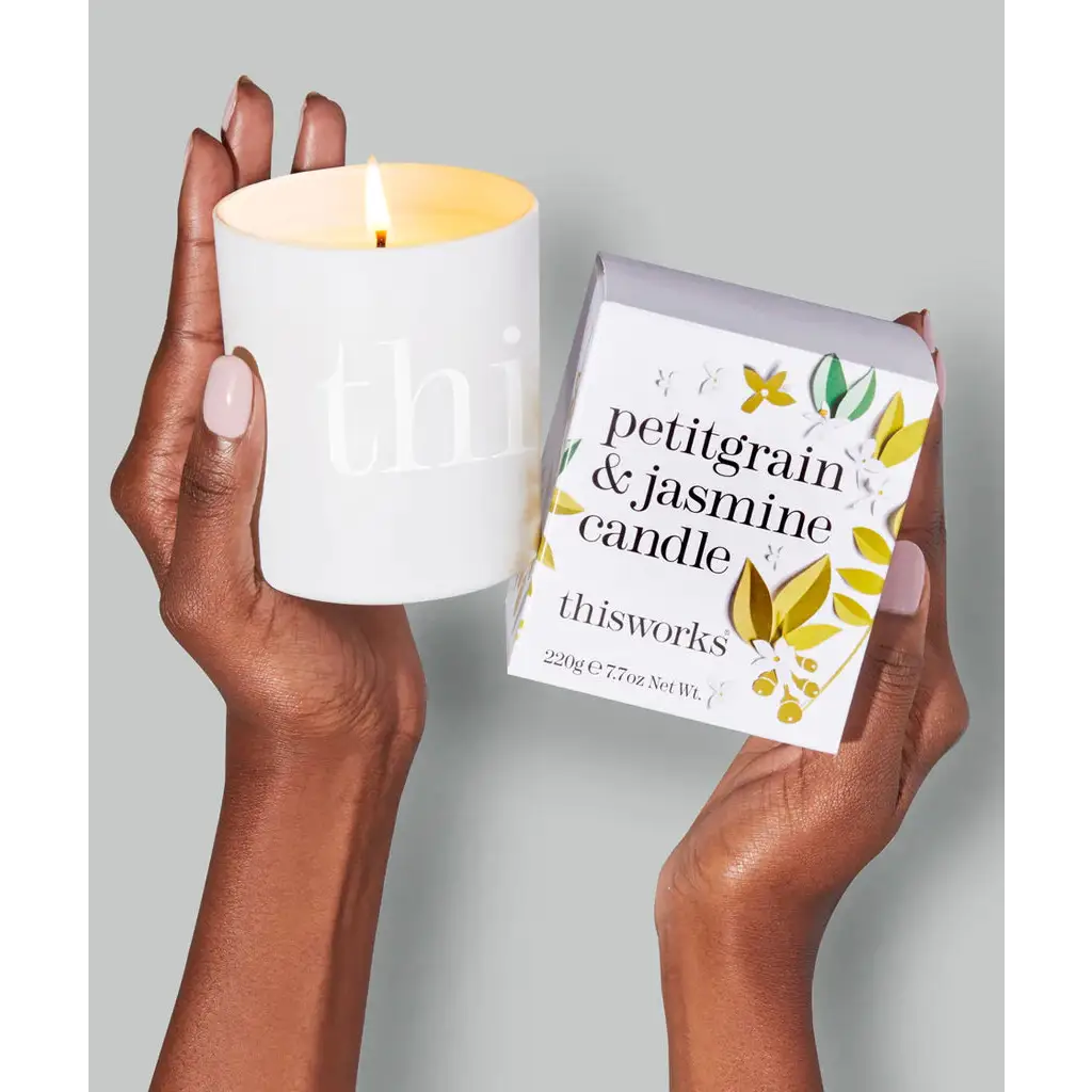 Petitgrain & Jasmine Candle-Candles-THIS WORKS-The-Skincare-district