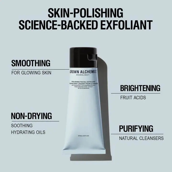 Polishing Facial Exfoliant-Exfoliant-GROWN ALCHEMIST-The-Skincare-district