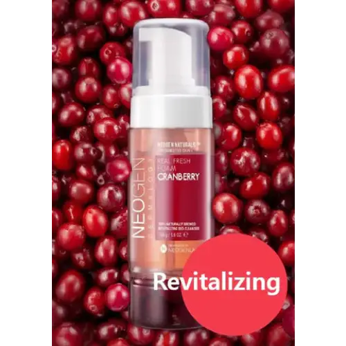 Real Fresh Foam Cleanser Cranberry-Cleanser-NEOGEN DERMALOGY-The-Skincare-district