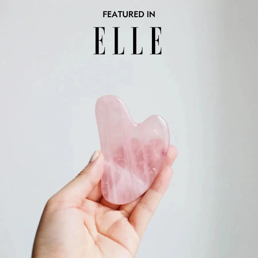 Rose Quartz Gua Sha Facial Lifting Tool-Skincare Tool-MOUTN LAI-The-Skincare-district